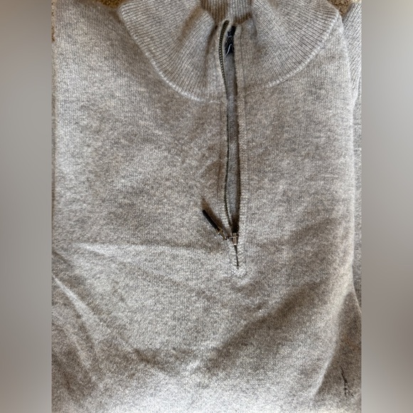 Tahari  Fuzzy and Cozy 1/4 Zip-Up Men’s Pullover, Blue, XL. - Picture 9 of 10